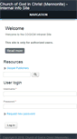 Mobile Screenshot of churchofgodinchristmennonite.info